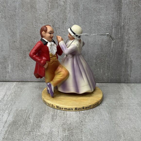 Curtis Publishing Other - Curtis Publishing Norman Rockwell Inspired 2008 Christmas Ornament Man Woman